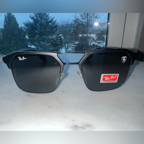 Ray-Ban Hexagonal Black Sunglasses
